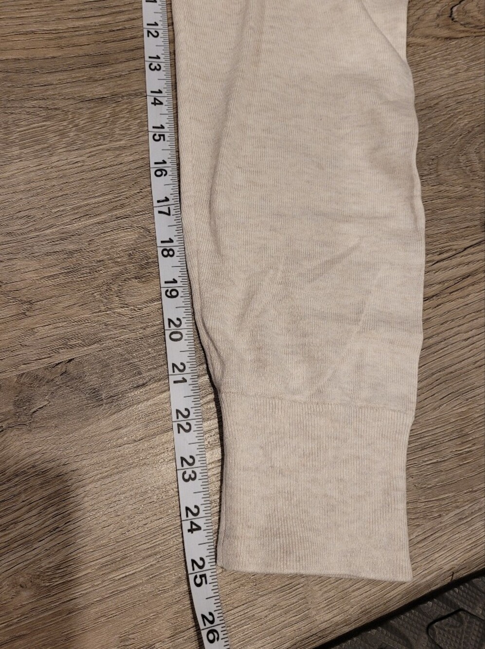 Athleta Daydream Sweater Sleep Joggers Heathered Oatmeal Size Small Petite - Picture 9 of 10
